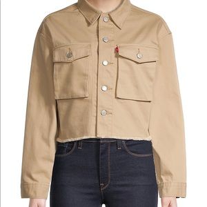 Levi’s Cropped Utility Trucker Jacket